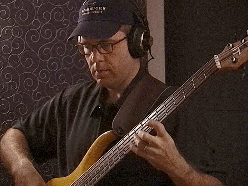 Mark in the studio for the LTB album